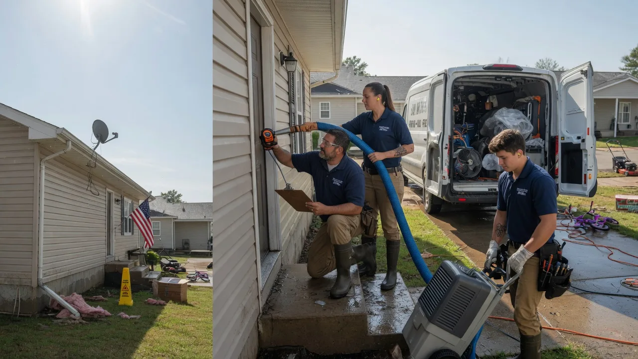 Ceiling Water Damage Restoration in Flat Rock, MI near me